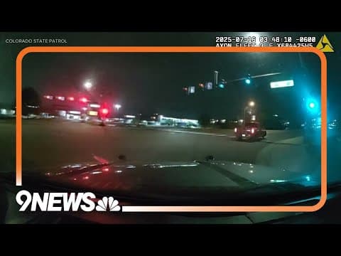 Dashcam: Trooper uses grappler to stop stolen vehicle on Colorado interstate