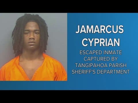 Shooting leads to capture of escaped inmate