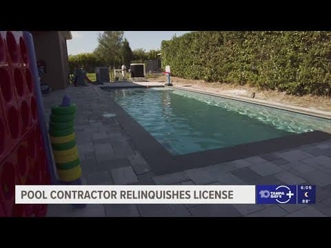 Sunscape Pools contractor relinquishes license while under state investigation