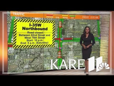 Road closures this weekend