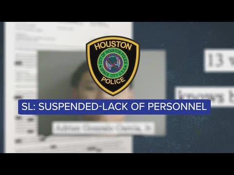 KHOU 11 Investigates reveals 30 charges recently filed in HPD suspended cases probe