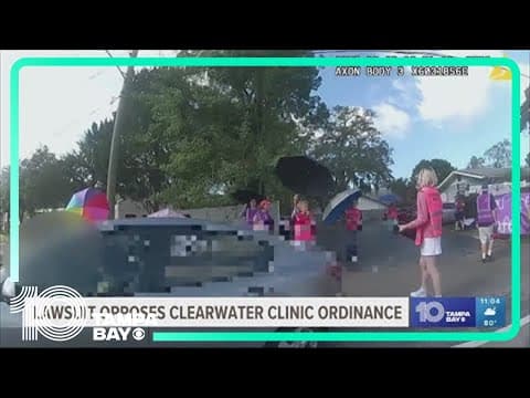 Abortion opponents file lawsuit against Clearwater over 'buffer zone' at abortion clinic