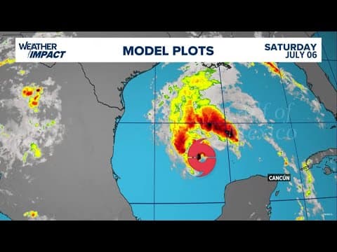 Tropical Storm Beryl tracker: Forecast path and spaghetti models