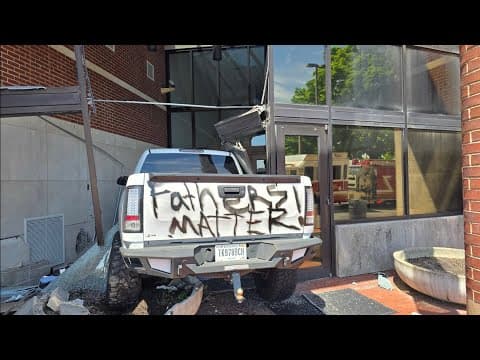 Johnson County man arrested after allegedly driving truck into juvenile detention center