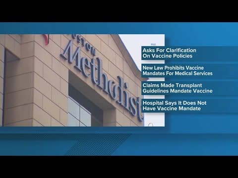 Houston Methodist Hospital responds to AG Ken  Paxton's warning about 'woke' COVID-19 vaccine policy