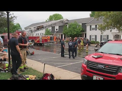 Fire breaks out at northwest Columbus apartment complex
