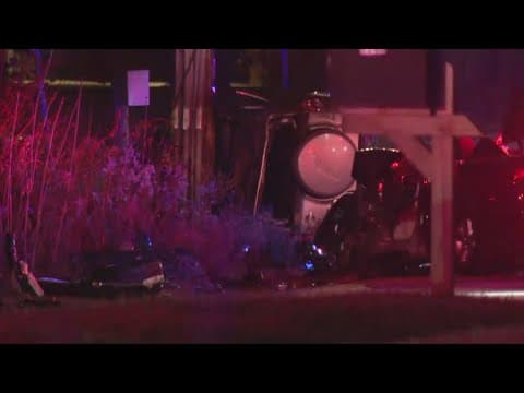 Police chase of stolen car ends in crash on Indy's east side