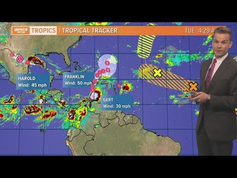 Weather: Active tropics, but heat remains the biggest threat