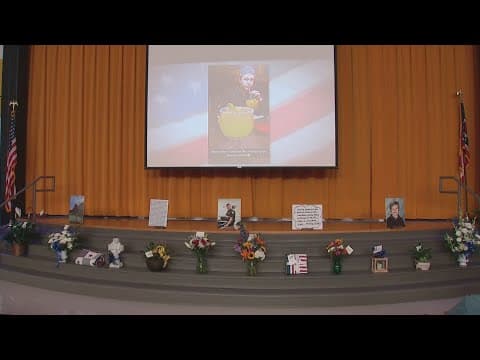 Hundreds gather for visitation of fallen Morrow County deputy