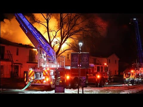 Large fire at north Indianapolis apartment complex displaces 18 people, 15 pets