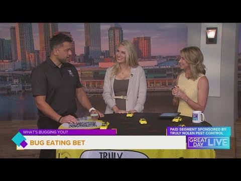 What's Bugging You? Truly Nolen's President eats bugs