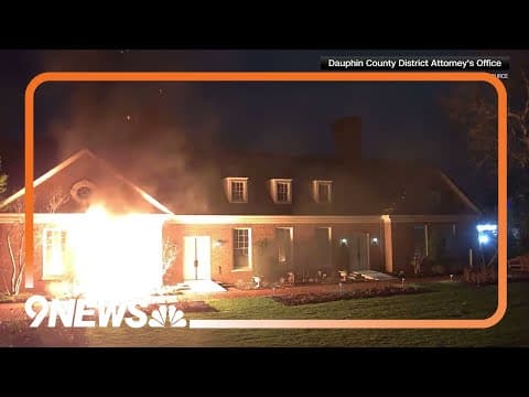 Josh Shapiro House Arson: Security video shows moment Balmer set PA Gov. Shapiro's house on fire