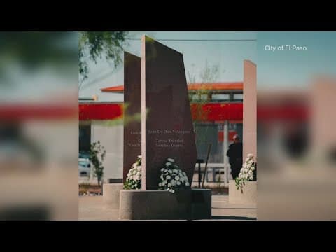 El Paso unveils memorial honoring victims of mass shooting