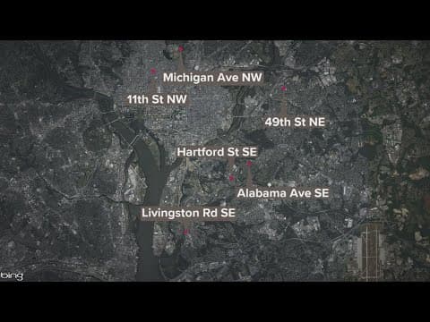 6 hurt, 1 dead in separate DC shootings within a day