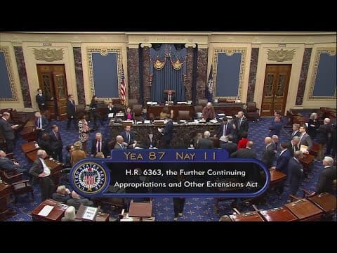 Averting government shutdown, Congress approves temporary funding through the holidays