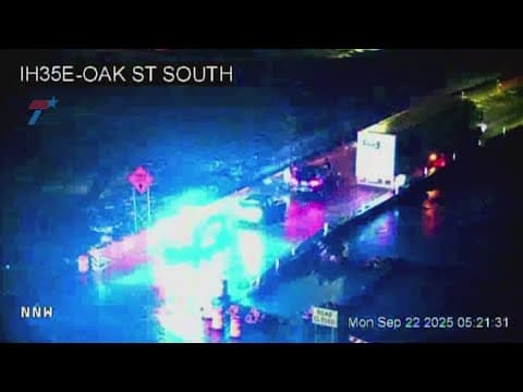 Traffic Alert: Heavy rain causes flooding, closures in Denton County