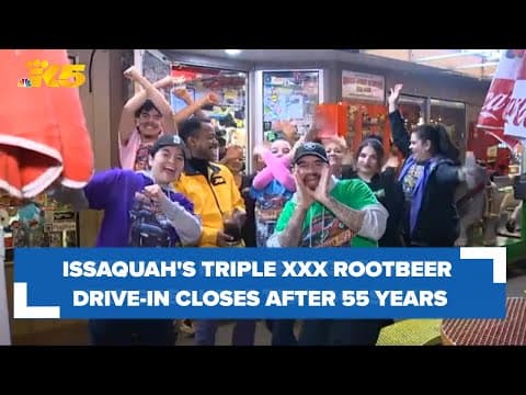 Issaquah's Triple XXX Rootbeer Drive-In closes its doors after 55 years