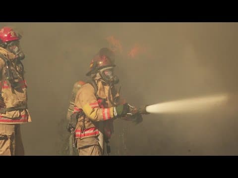 Four-alarm fire on Toledano destroys one home, damages two others