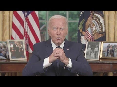 Biden will deliver two speeches before leaving office