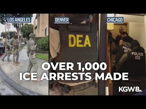 ICE makes record arrests amid Trump crackdowns