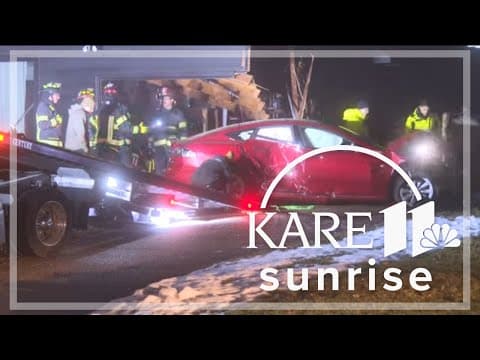 Car crashes into home in Crystal