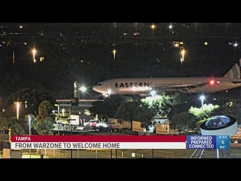 Rescue flight carrying Americans from Israel lands at Tampa International Airport