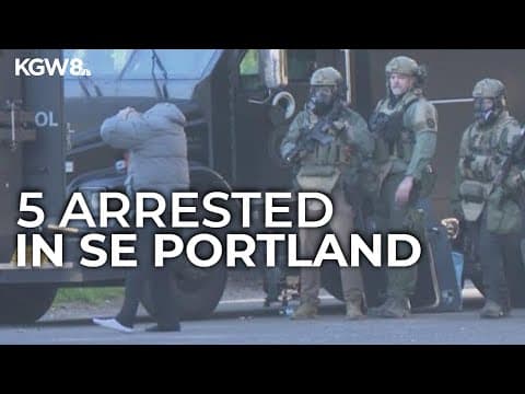 5 in custody after multi-hour standoff in Southeast Portland