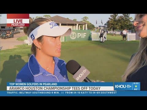 Top women golfers stop by Pearland | Aramco Houston Championship tees off today
