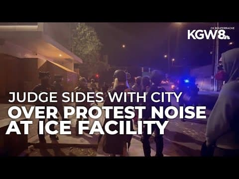 Judge rules in favor of city after woman sues Portland over ICE facility noise