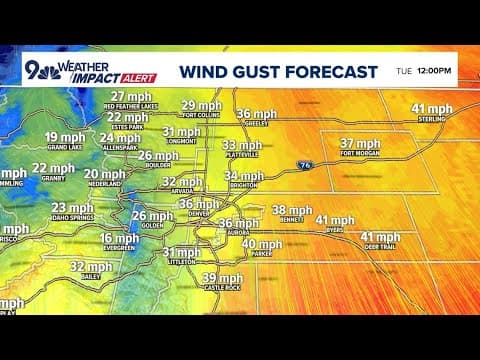 Latest forecast | Windy Tuesday with blizzard concerns east of Denver