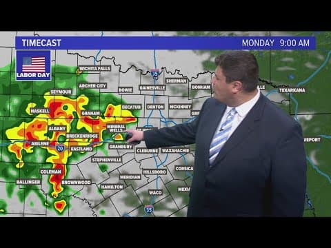 DFW Weather: Latest timeline of Labor Day forecast for North Texas
