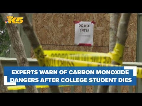 Experts warn of carbon monoxide dangers following Evergreen State College tragedy
