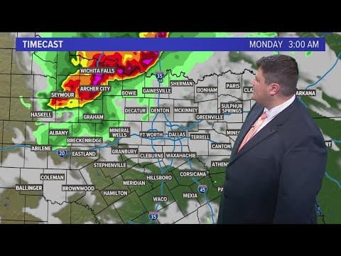 DFW Weather: Latest rainfall totals and timeline for the next rain chances