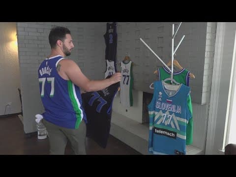 Mavs fan thinks the fate of the finals rests in his closet