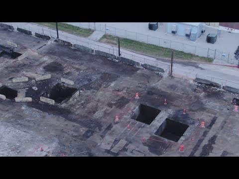 'Fragments of human remains' discovered at Eleven Park site