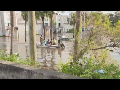 Rescue efforts underway after Hurricane Milton moves through Florida
