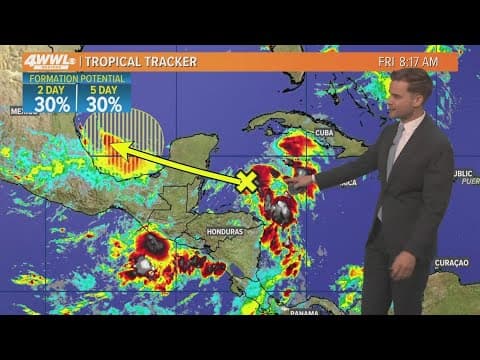 Tropical Update: Latest on 3 areas being monitored in the tropics