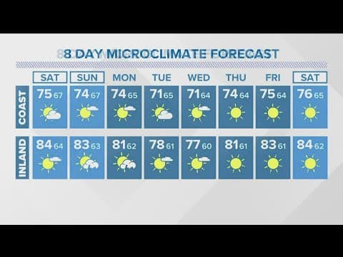 A mild weekend ahead
