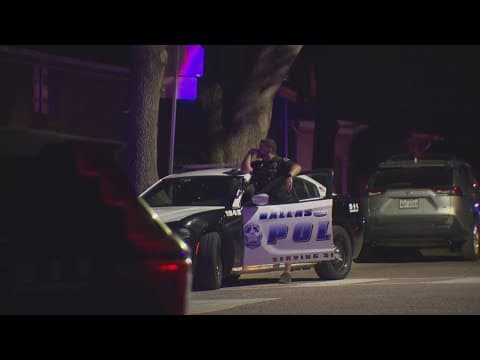 Woman escaped knife-wielding man before police shot him at North Dallas home, chief says