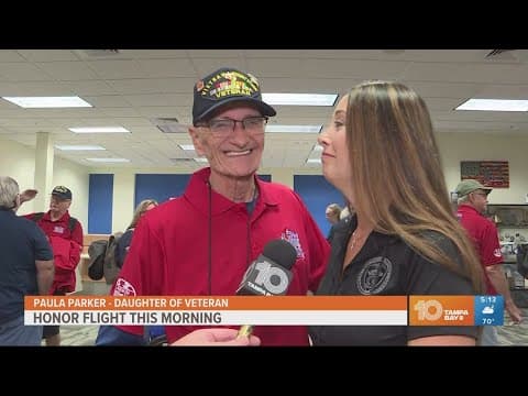 Dozens of local veterans take 'Flight to Honor Polk' to DC