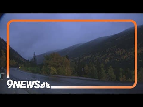 Cold front brings mountain snow, Denver rain as temperatures dip in Colorado