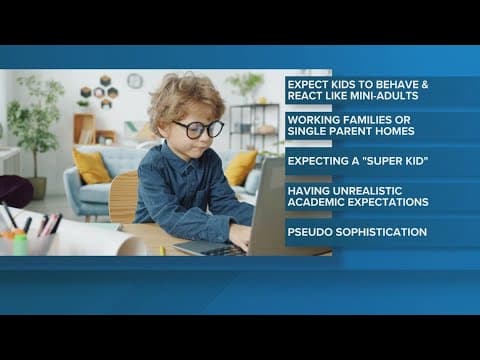 Parents warn of potential impacts of 'hurried child syndrome'