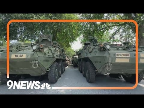 Preparations underway for Saturday's military parade in Washington