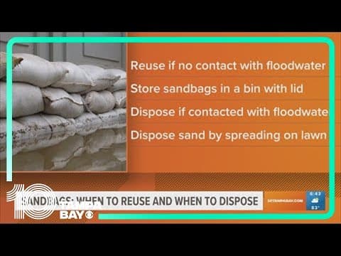 Sandbags: When to reuse and when to throw them out