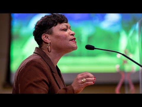 New Orleans Mayor LaToya Cantrell speaks after recall fails