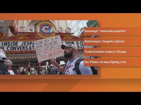 Supreme Court justices rule on immigration raids, Trump prepares for 9/11 memorial