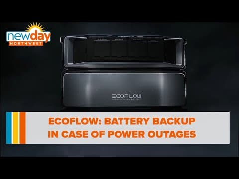 Ecoflow: Battery backup for power outages - New Day NW