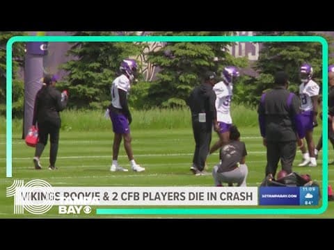 Crash takes life of Vikings rookie Khyree Jackson