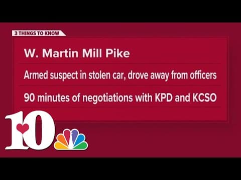 KPD: Armed suspect in custody after fleeing officers, barricading in camper on West Martin Mill Pike