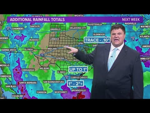 DFW Weather | Little rain expected next week in 14 day forecast